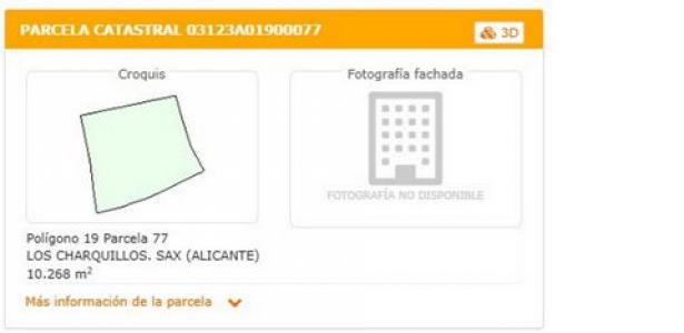 Vente Terrain SAX 03630